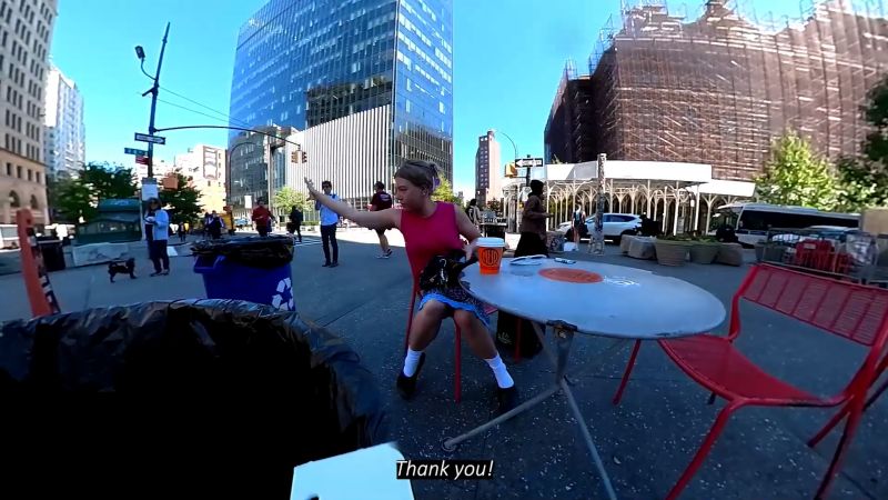 NextImg:These robotic trash cans were filmed to test human-robotic interactions. Watch what happened | CNN Business