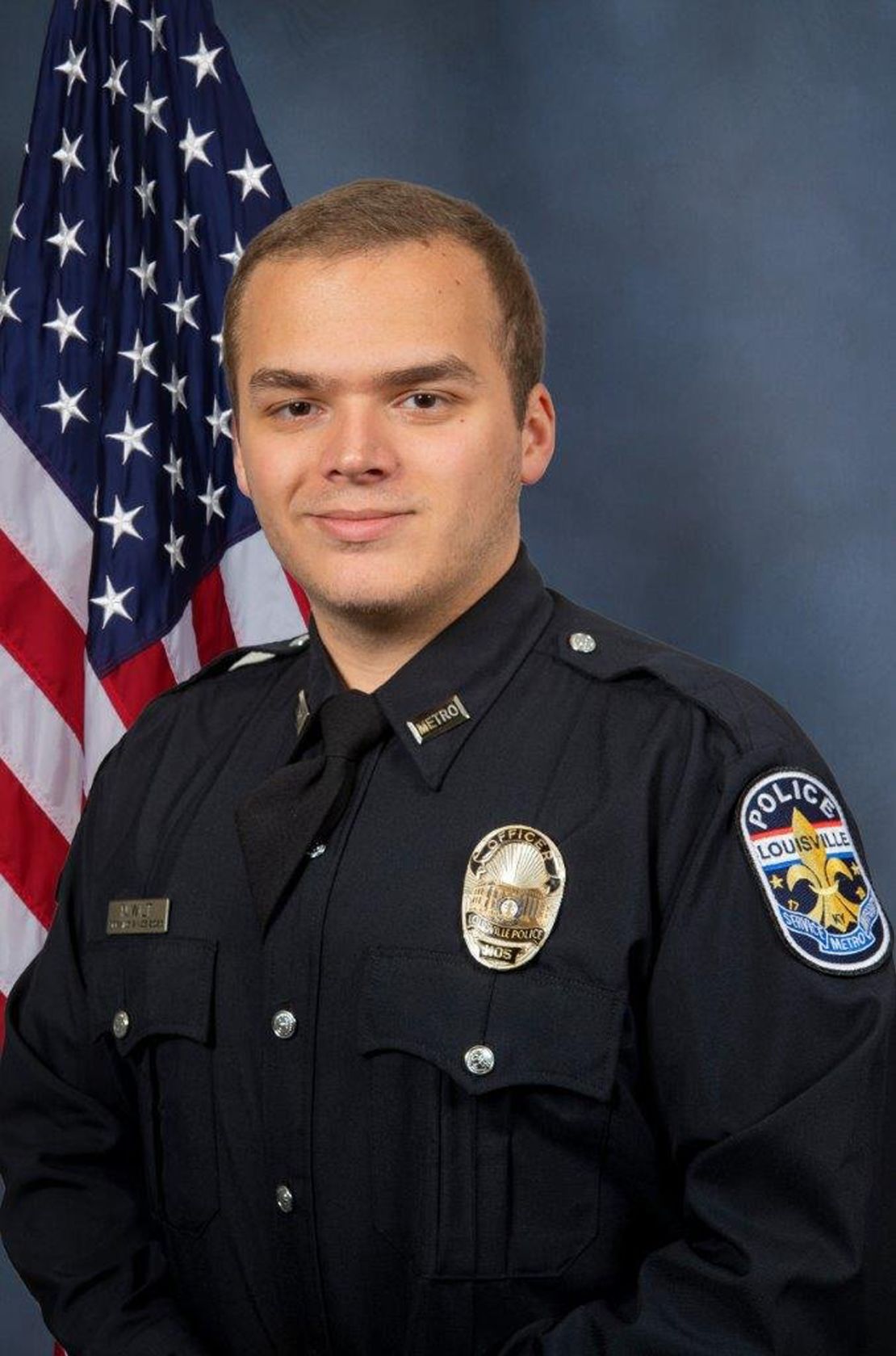 Officer Nickolas Wilt, a recent police academy graduate, was shot in the head while responding to the mass shooting.