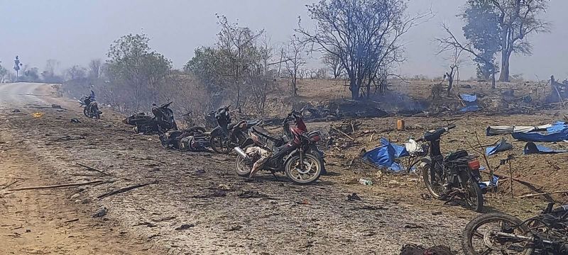 Seratus Link Screaming People And Bodies Everywhere The Horrific   230411202227 02 Myanmar Airstrike Aftermath 230411 