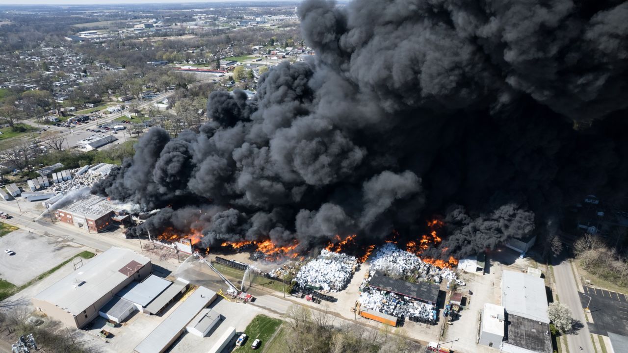 The fire burned in a semitrailer before spreading to the facility, a fire official said.