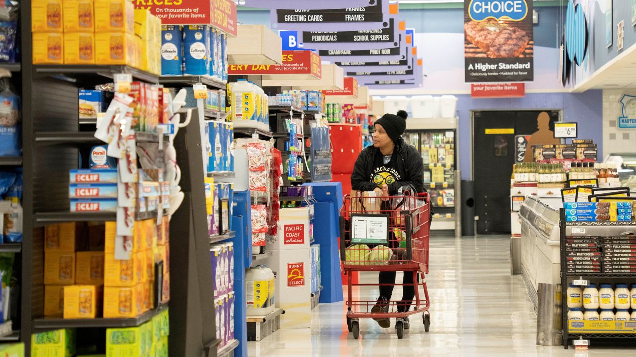 Grocery prices finally fell in March.