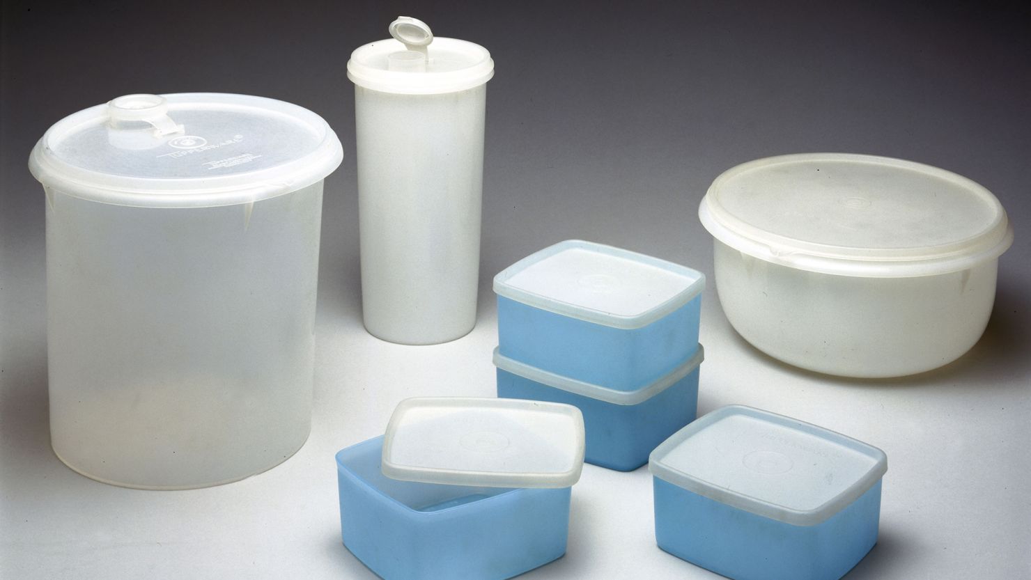 Known for its product design, Tupperware manufactured these 1980s products based on a 1960s line