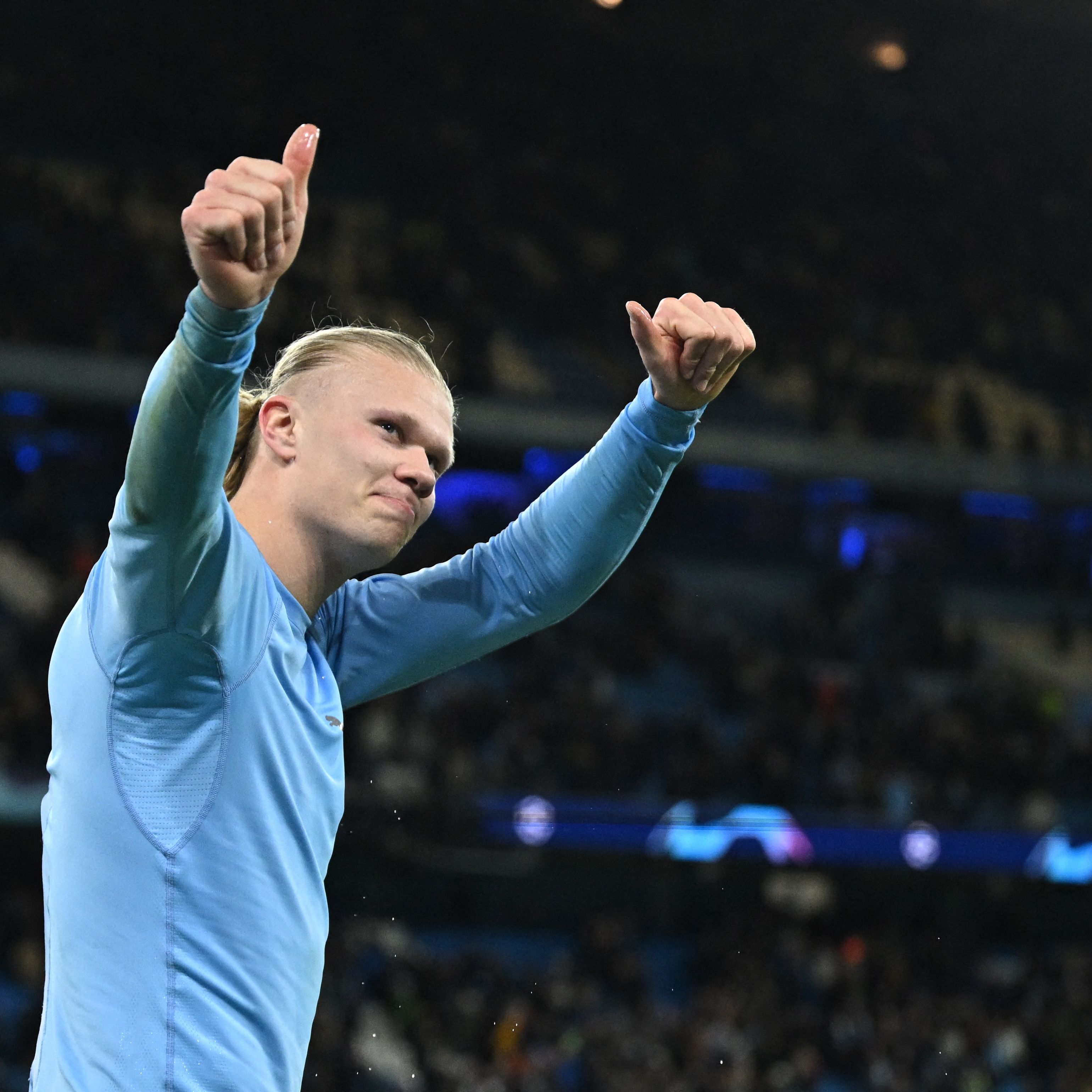 UEFA Champions League: Erling Haaland breaks another scoring record as  Manchester City humbles Bayern Munich | CNN