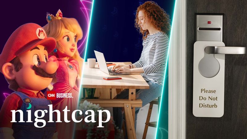 NextImg:Video: The success of Super Mario movie for Hollywood, the future of working from home and why your hotel room isn't getting cleaned every day on CNN Nightcap | CNN Business