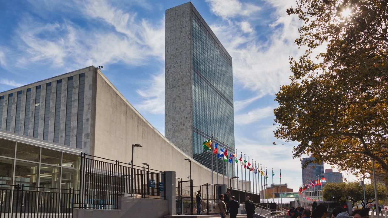 United Nations headquarters building, New York City, New York State, United States of America. (Photo by: Ken Welsh/Education Images/Universal Images Group via Getty Images)