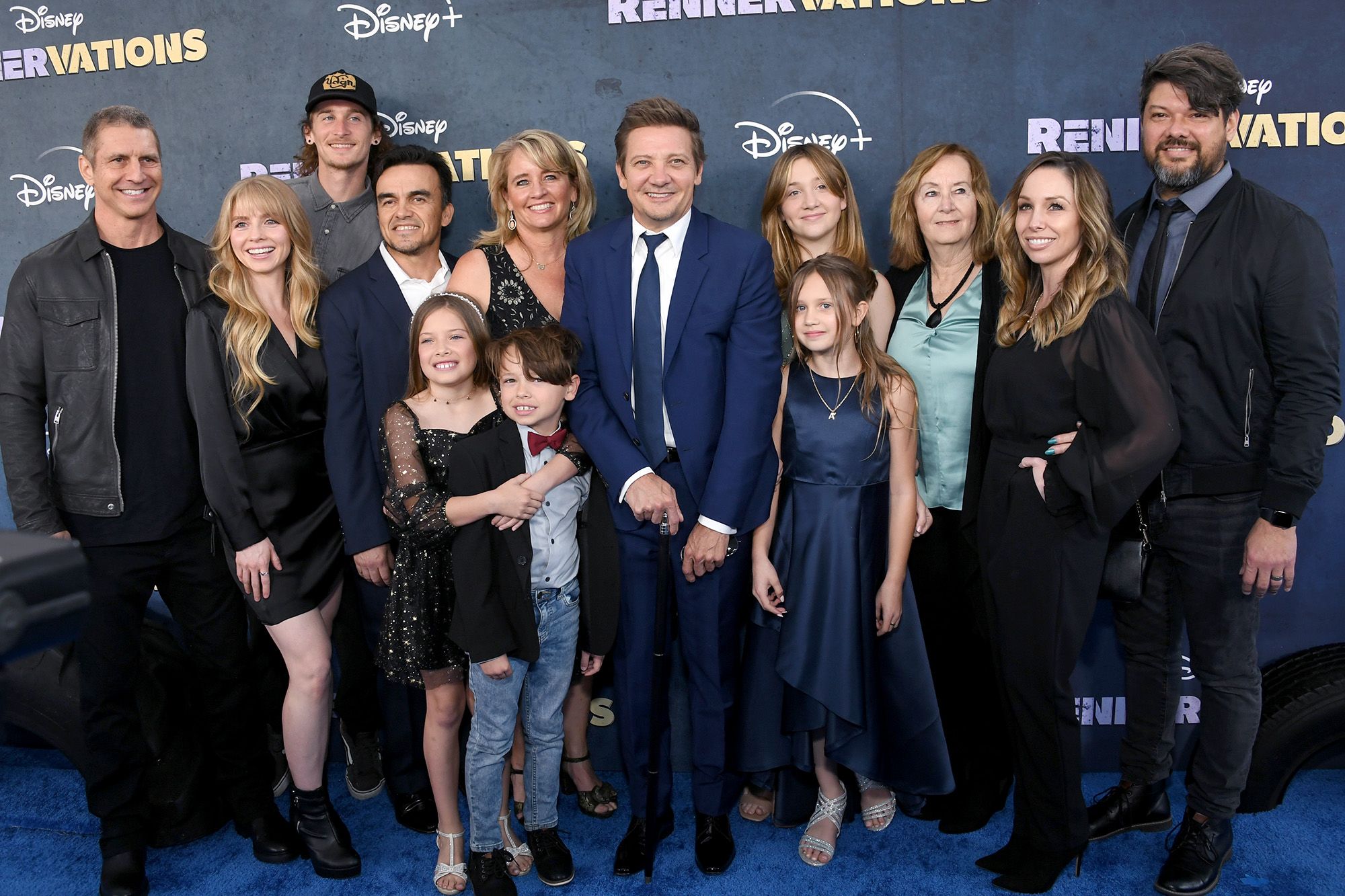 Jeremy Renner attends premiere for new series, months after snowplow  accident