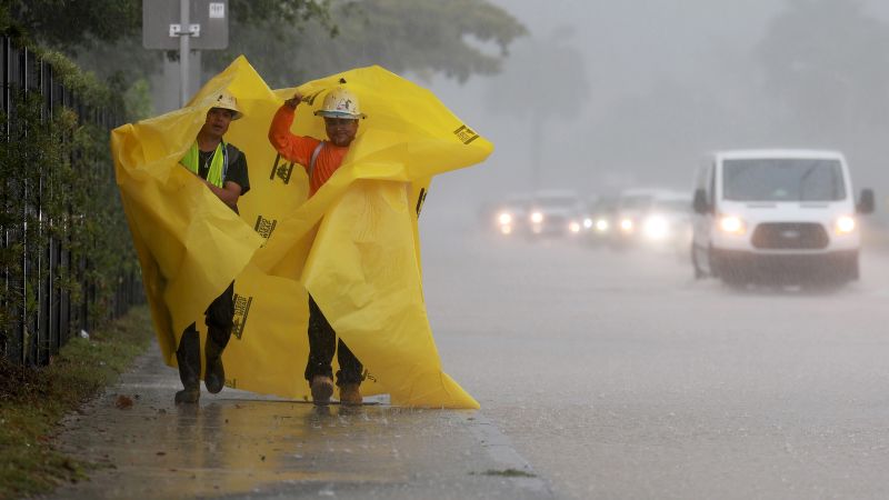 Hrabstwo Broward na Florydzie: Poważne powodzie w rejonie Fort Lauderdale zmagają się z rekordowymi opadami deszczu