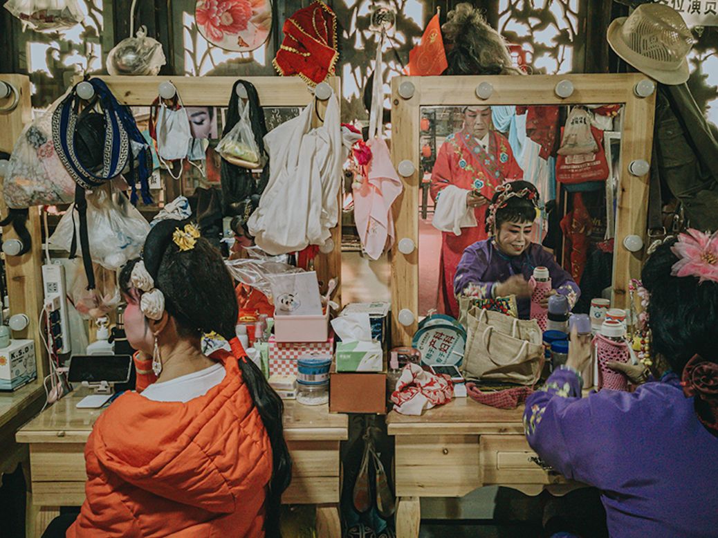 Long Jing, a student at China's Yunnan Arts University, won the Student Photographer of the Year prize for his series on the region's opera traditions.