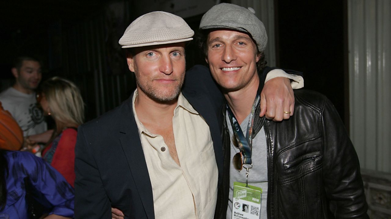 Woody Harrelson and Matthew McConaughey have been friends for years and memorably starred in the first series of "True Detective" together.