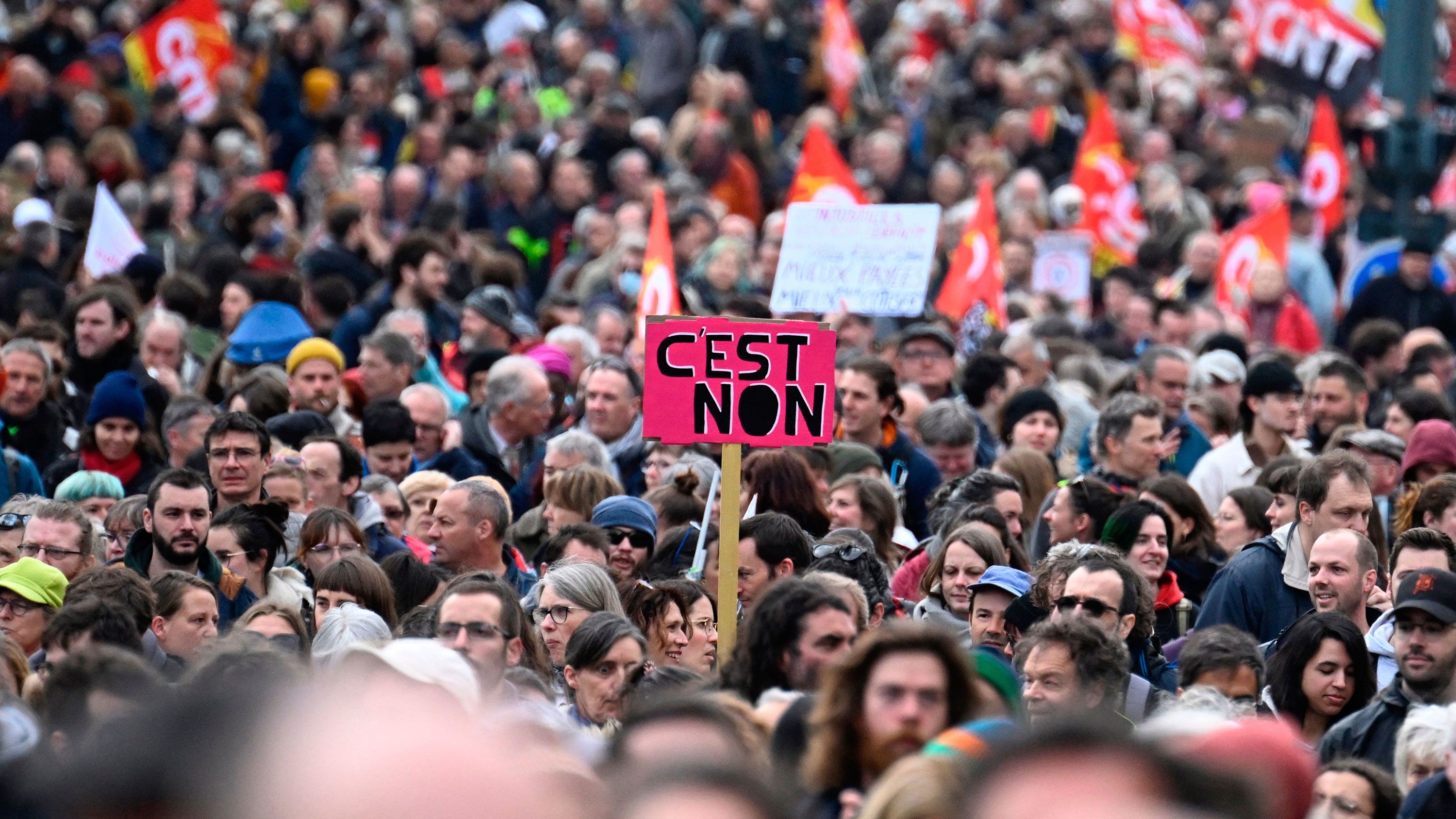 Pension Protestors Storm LVMH's Paris Headquarters