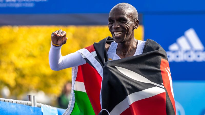 NextImg:2023 Boston Marathon: World record holder Eliud Kipchoge aims for more history | CNN