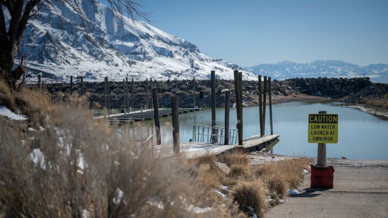 NextImg:'It buys us time': Great Salt Lake still at high risk of disappearing after epic snow, scientists warn | CNN