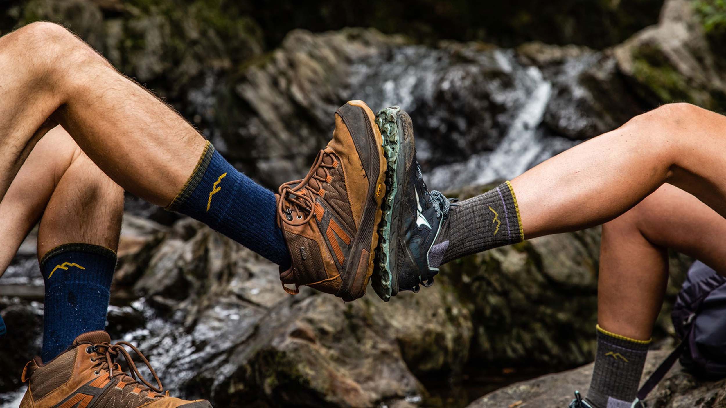 Storm Bloc - 2 Pair Womens Anti Blister Walking Boot Socks for Trekking  Hiking