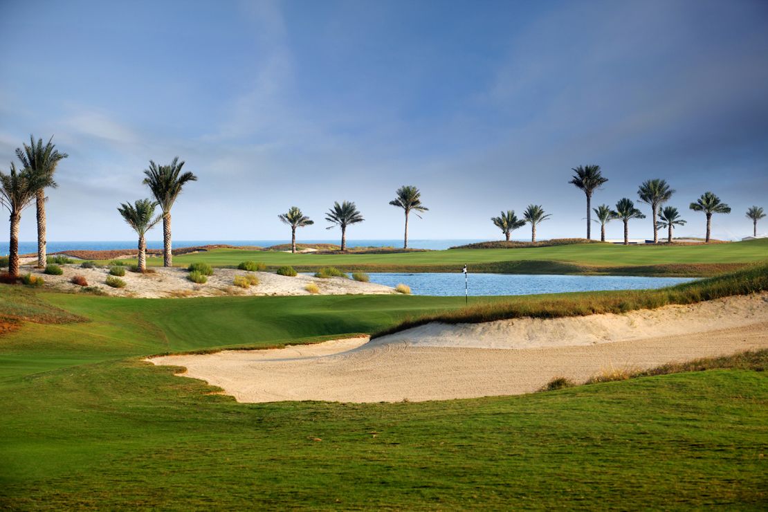 The golf course is the longest in the UAE when playing off black tees.