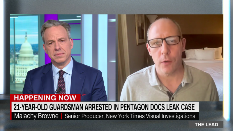 The New York Times’ Malachy Browne shares details on how reporters were able to track down the suspect who allegedly leaked classified documents | CNN