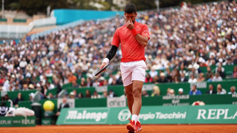 Novak Djokovic suffers shock loss to Lorenzo Musetti at Monte Carlo Masters