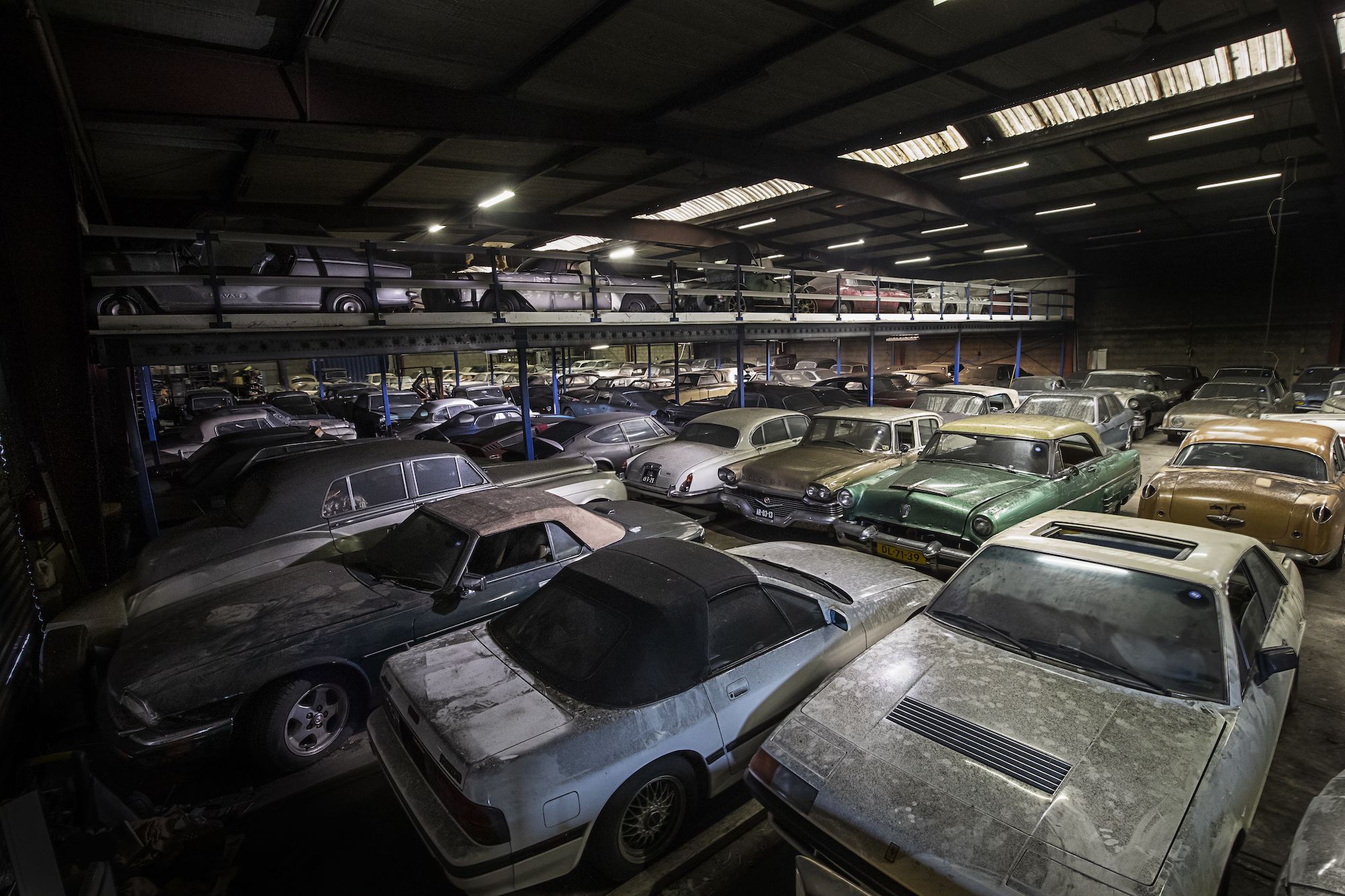 Rare classic cars up for auction after huge 230-vehicle find