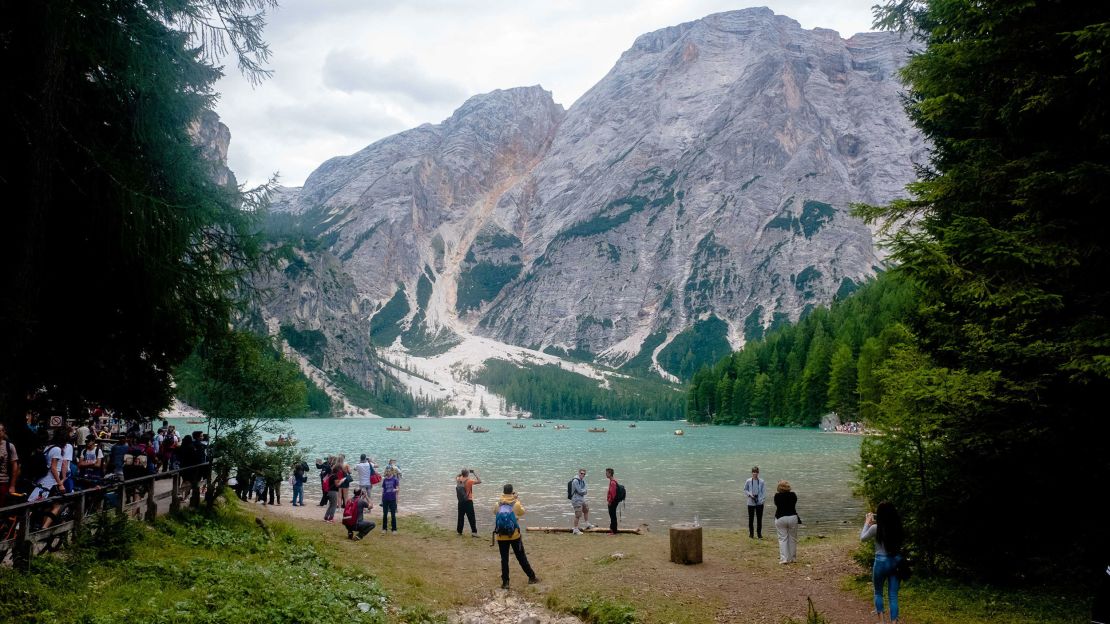 Access has been restricted to the lake after Instagram fame and overtourism hit it.