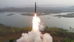 North Korea says it launched a new type of Hwasong-18 Intercontinental ballistic missile (ICBM) using solid fuel, on Thursday April 13, 2023, according to state media KCNA.