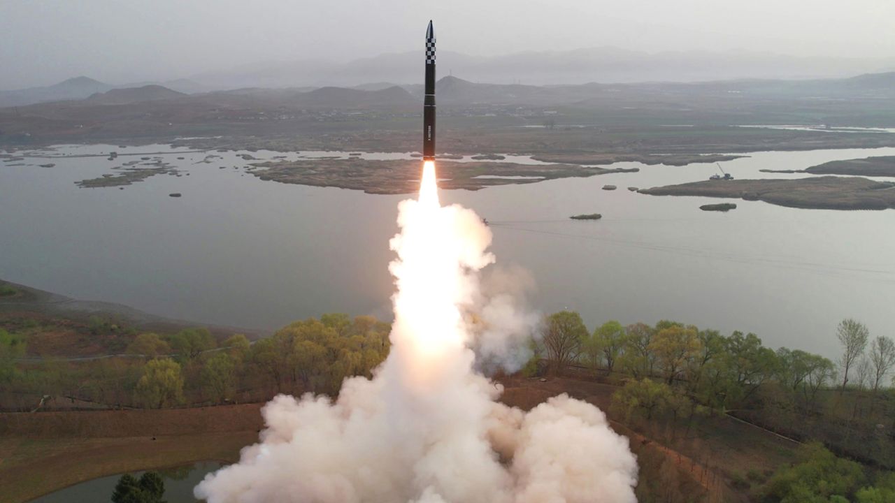 North Korea says it launched a new type of Hwasong-18 Intercontinental ballistic missile using solid fuel, on Thursday, according to state media KCNA.