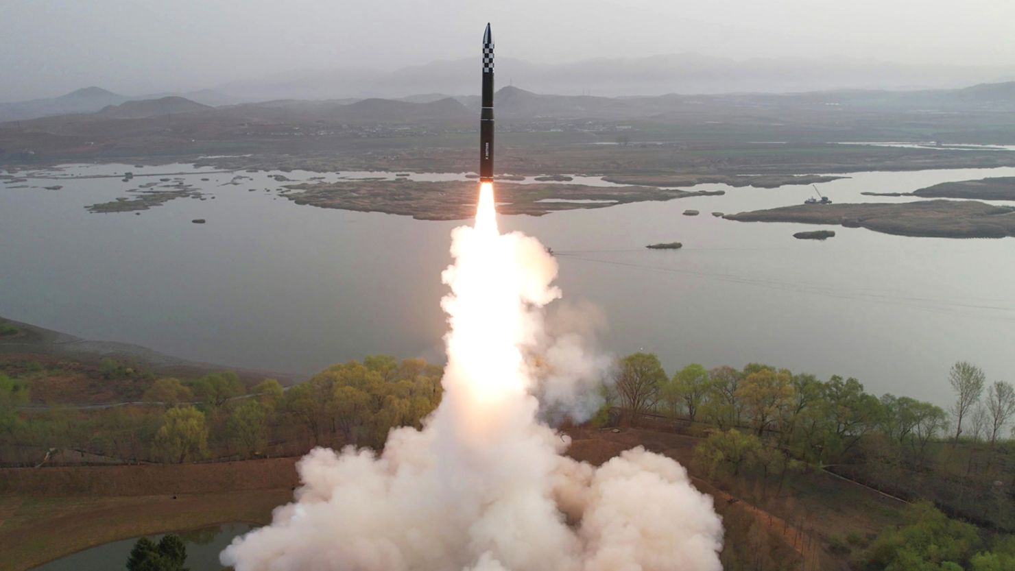 North Korea says it launched a new type of Hwasong-18 Intercontinental ballistic missile using solid fuel, on Thursday, according to state media KCNA.