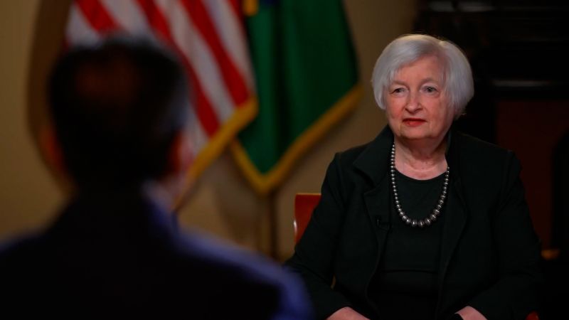 NextImg:Yellen to CNN: Despite banking crisis, soft landing still possible | CNN Business