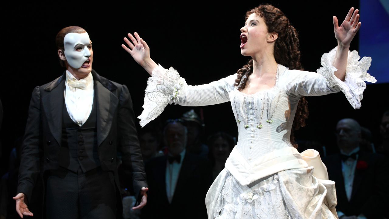 Hugh Panaro and Sierra Boggess during the 