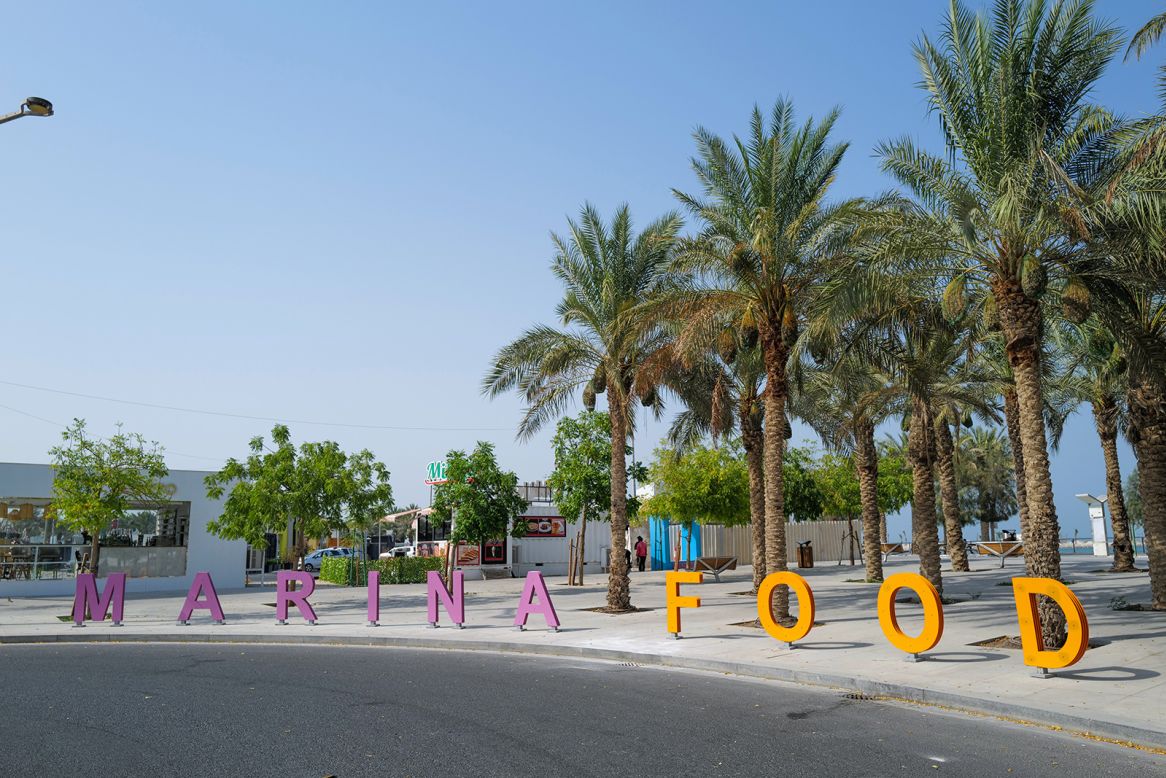 <strong>Food with a view: </strong>The Marina area is home to food trucks, as well as waterfront walkways.