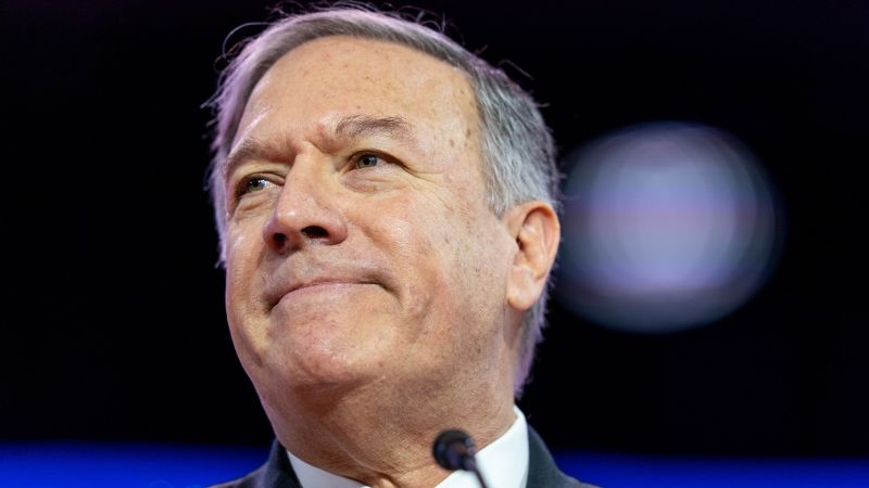 Mike Pompeo says he is not running for president in 2024 | CNN Politics