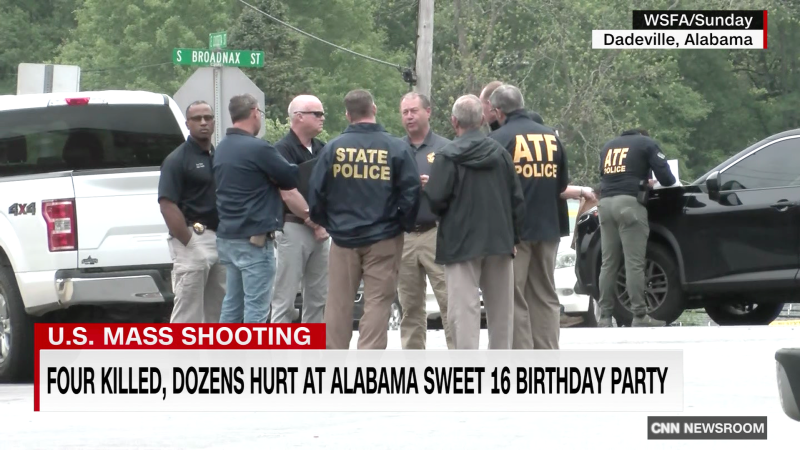 Four killed, dozens injured at Alabama sweet 16 birthday party | CNN