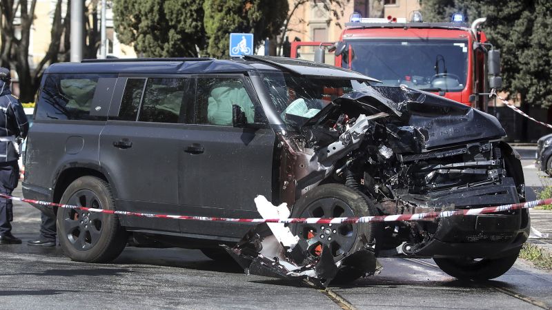NextImg:Italian soccer player Ciro Immobile hospitalized after car accident involving tram | CNN