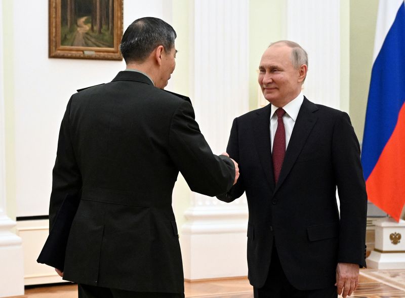 Chinese Defense Minister Meets Putin In Moscow, Hails Military Ties | CNN