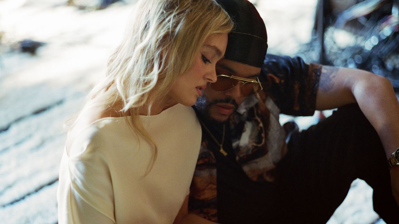 Lily-Rose Depp and Abel "The Weeknd" Tesfaye.