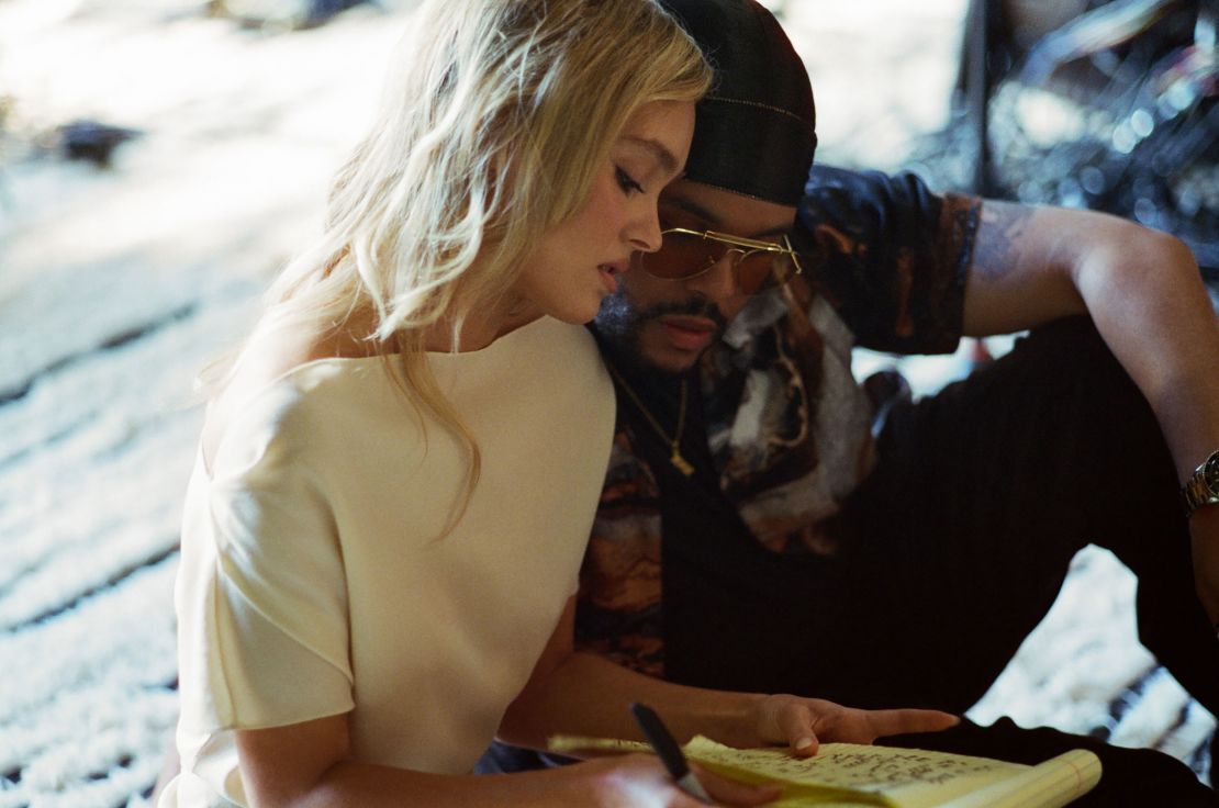 Lily-Rose Depp and Abel "The Weeknd" Tesfaye.