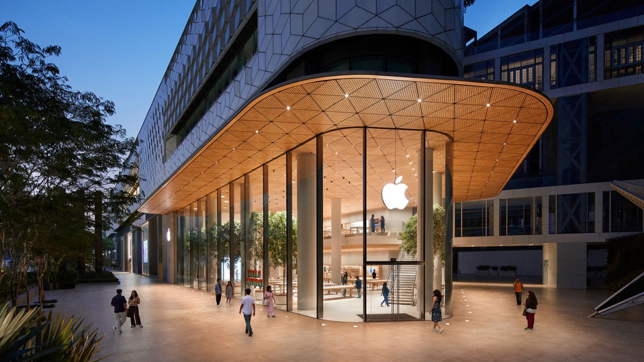 Apple's newest store in Mumbai, India.