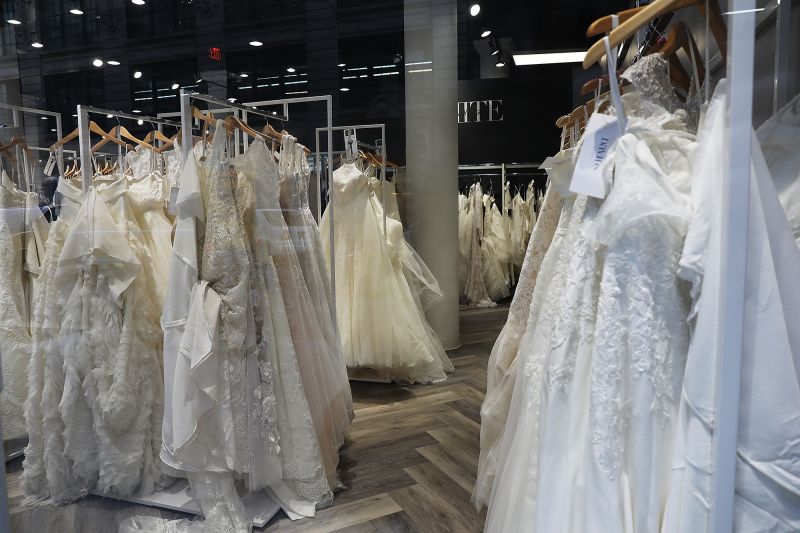 I am a little freaked out. David s Bridal bankruptcy sparks