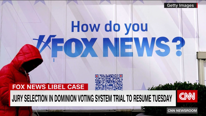 After a last-minute delay, the Fox-Dominion defamation trial is set to begin | CNN