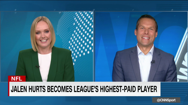NFL quarterback Jalen Hurts becomes league’s highest-paid player | CNN