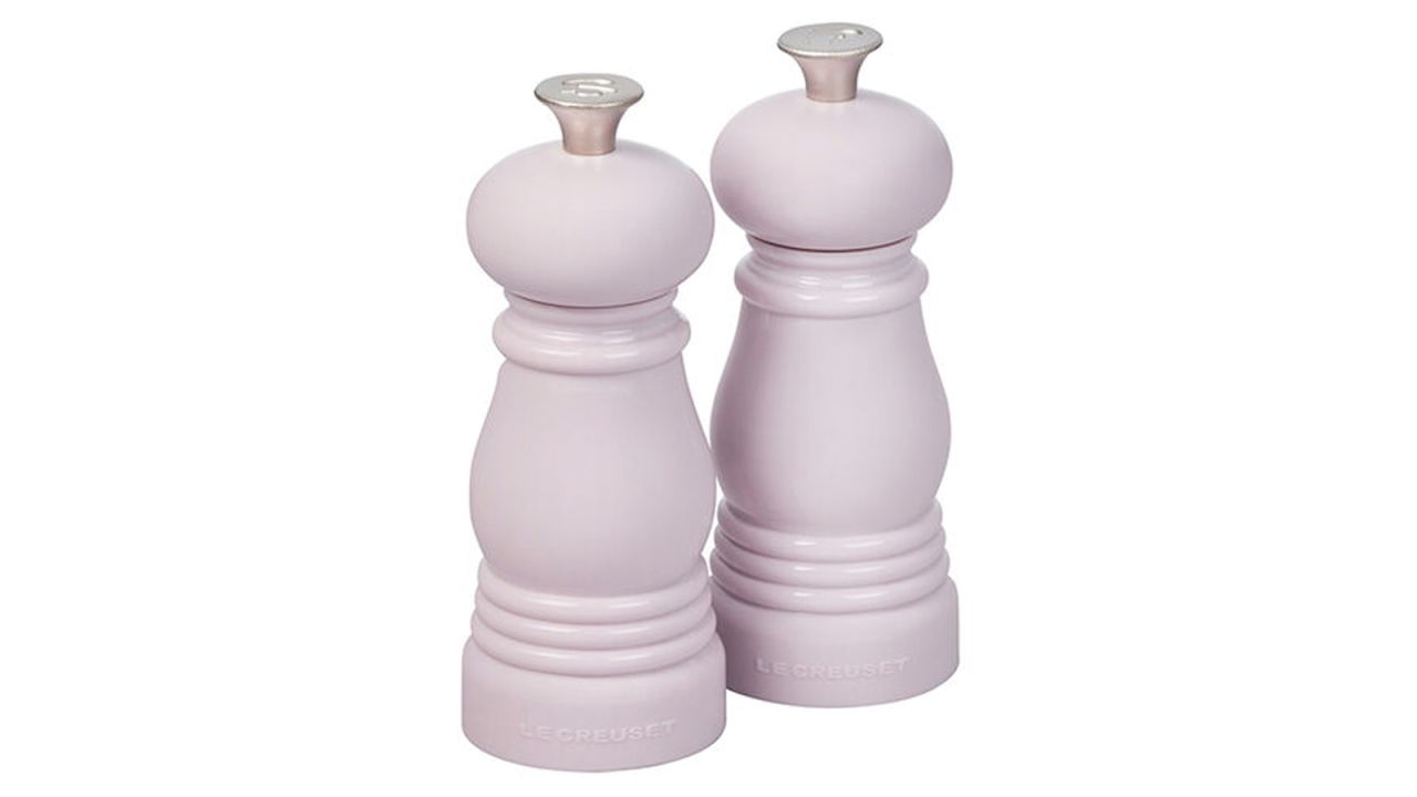 le creuset shallot salt and pepper cnnu