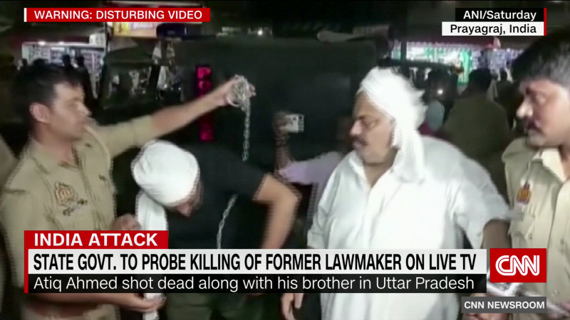 Former Indian lawmaker and his brother shot dead on live television | CNN
