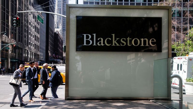 Blackstone is the latest victim of the weakening commercial real estate market