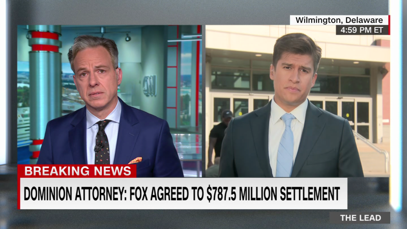 Dominion and Fox reach $787.5 million settlement during first day of trial | CNN