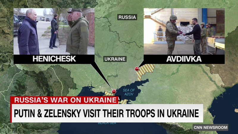 Putin and Zelensky’s dueling trips to Ukraine’s front lines | CNN