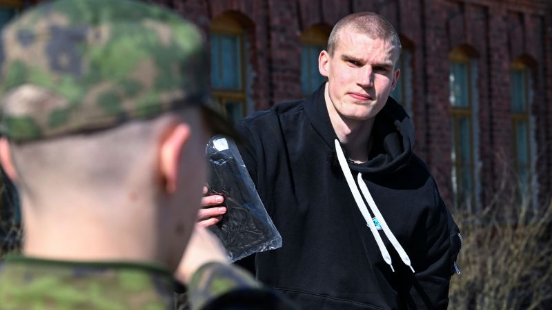 NextImg:NBA star Lauri Markkanen undertaking military service in Finland | CNN