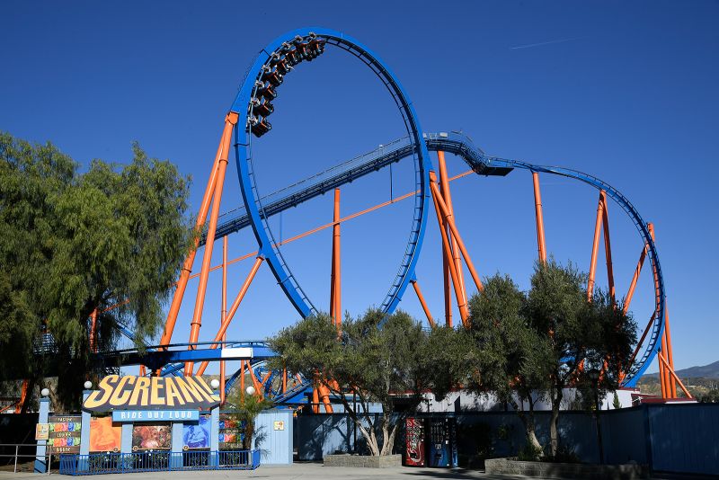 This sunny park has more roller coasters than any in the world