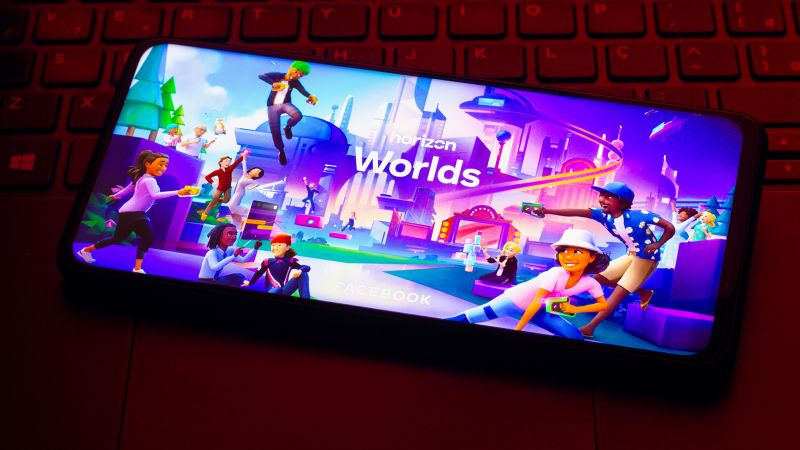 NextImg:Meta opens up its Horizon Worlds VR app to teens for the first time, prompting outcries from US lawmakers | CNN Business
