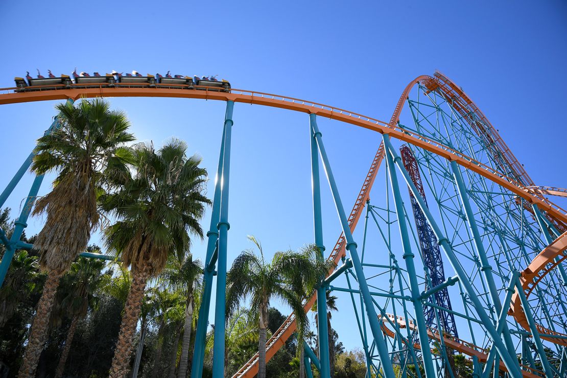 Martin Lewison said Goliath has the biggest drop of any traditional-style roller coaster at Six Flags Magic Mountain.