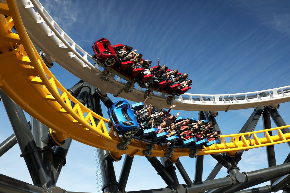 Lewison loves the "high-five element" of a racing coaster such as West Coast Racers.