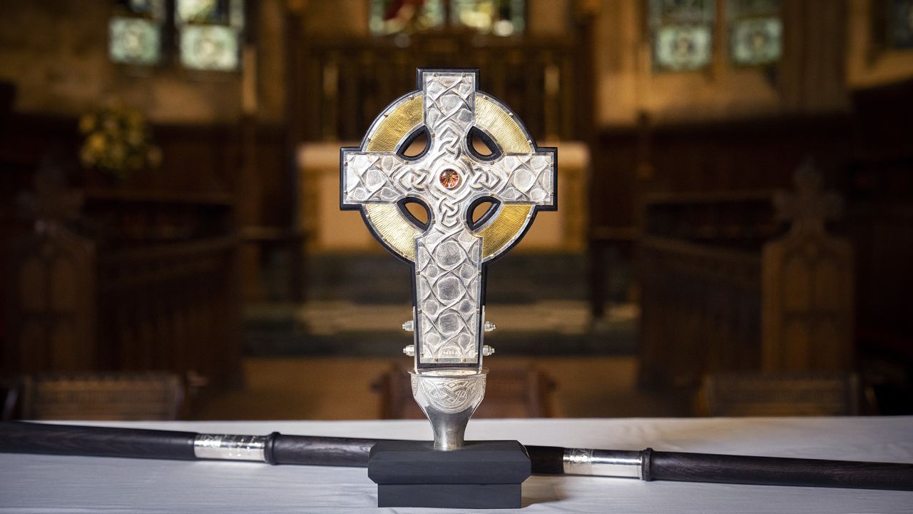 The Cross of Wales is a new processional cross presented by the King as a centenary gift to the Church in Wales and will lead the coronation procession on May 6. 