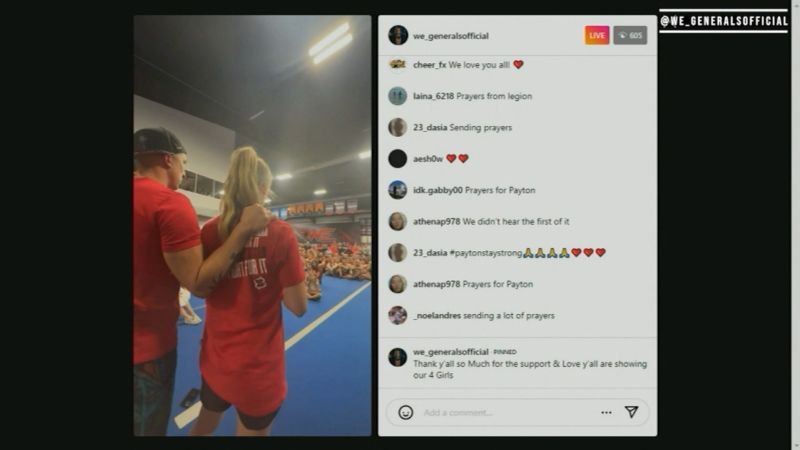 Watch: Cheerleader shot at in parking lot speaks at vigil for friend in critical condition | CNN